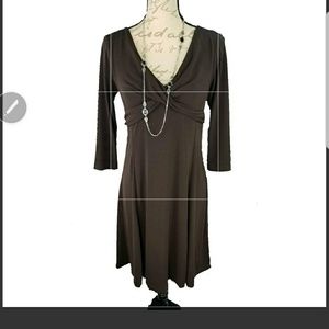 VINTAGE Brown K. Petite Dress